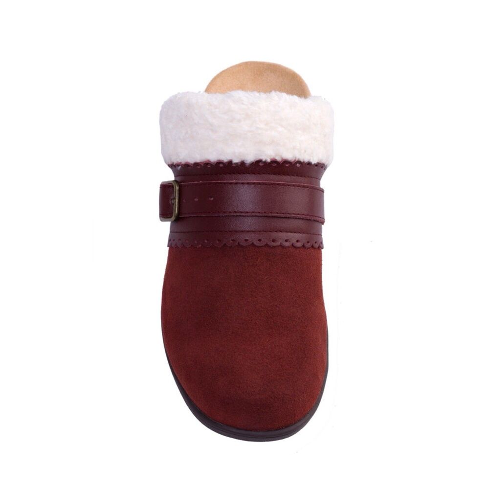 WACO Spenco Nottingham Clog Burgundy Slip-On Shoes Women’s Size 9.5 D NWB - Picture 5 of 16